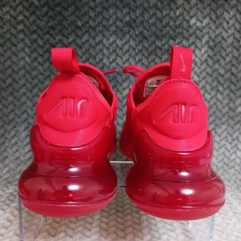 Nike Air Max 270 University Red GS Running Sneakers Shoes Size 6.5Y Women's 8 - Picture 4 of 16